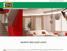 Tablet Screenshot of murphybedsleepshop.com